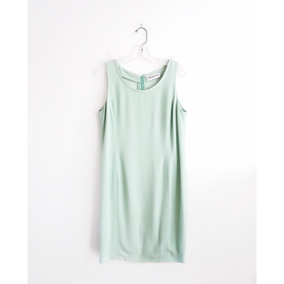 Sonia Rykiel Light Green Sleeveless Sheath Dress M - Picture 1 of 3
